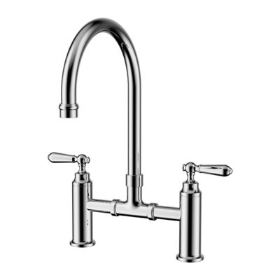 Nero York Bridge Kitchen Set - Chrome