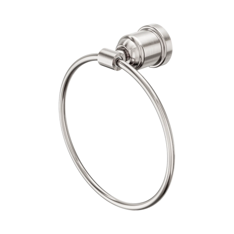 Nero York Towel Ring - Brushed Nickel