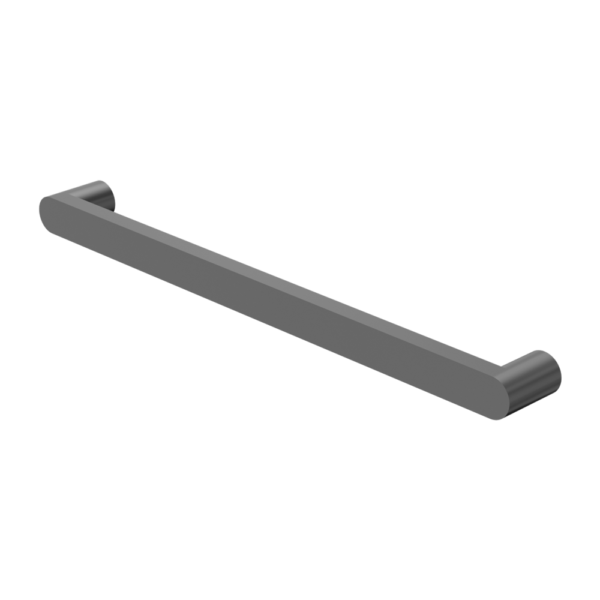 Nero Bianca 240V Single Heated Towel Rail - Gunmetal