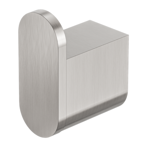 Nero Bianca Robe Hook - Brushed Nickel