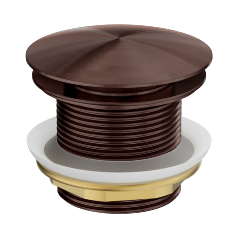 Nero 40mm Bath Pop-Up Plug With Removable Waste No Overflow Rome Bronze