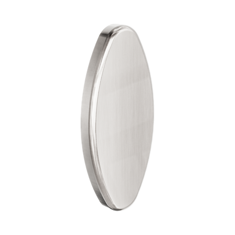 Nero Backrest Removable Wall Cover Plate Brushed Nickel