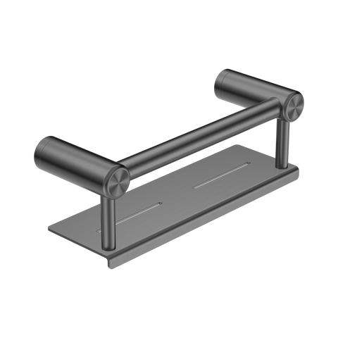 Nero Mecca Care 25mm Grab Rail With Shelf 300mm Gun Metal