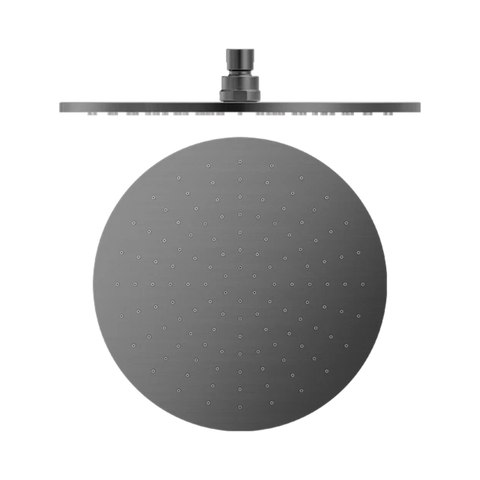 Nero Round 300mm Shower Head Graphite