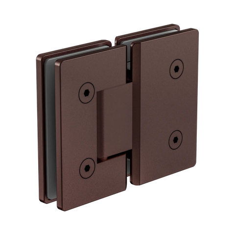 Nero 180 Degree Glass To Glass Shower Hinge 10mm Glass Rome Bronze