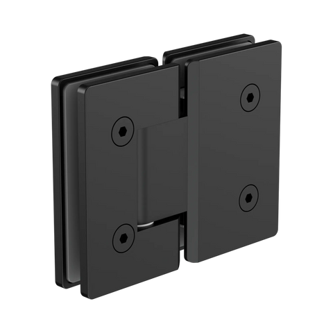 Nero 180 Degree Glass To Glass Shower Hinge 10mm Glass Matte Black