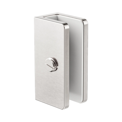 Nero Shower U Bracket 10mm Glass Brushed Nickel
