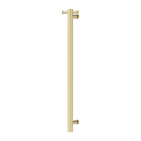 Nero Non-Heated Vertical Towel Rail 900mm Brushed Gold