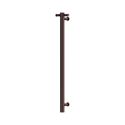 Nero Non-Heated Vertical Towel Rail 900mm Rome Bronze