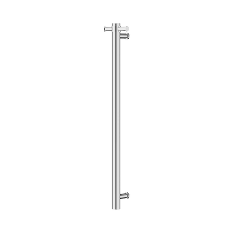 Nero Mecca 12V Single Vertical Heated Towel Rail Chrome