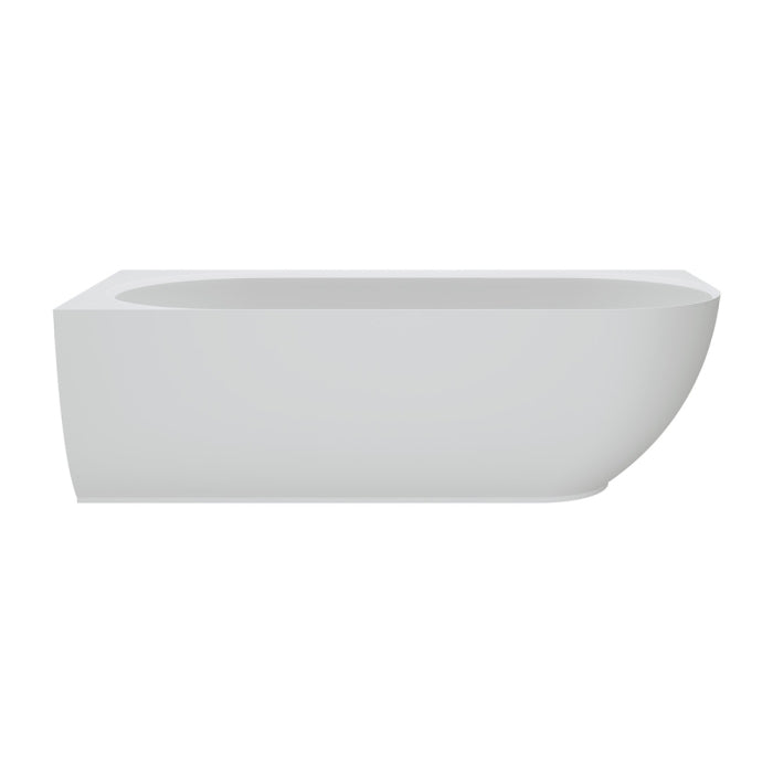 Matta Right-Hand Solid Surface Corner Bath, 1700mm