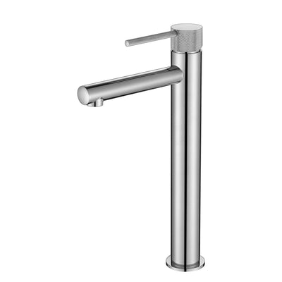 Modern National Star Mini High Rise Basin Mixer With Knurled Handle