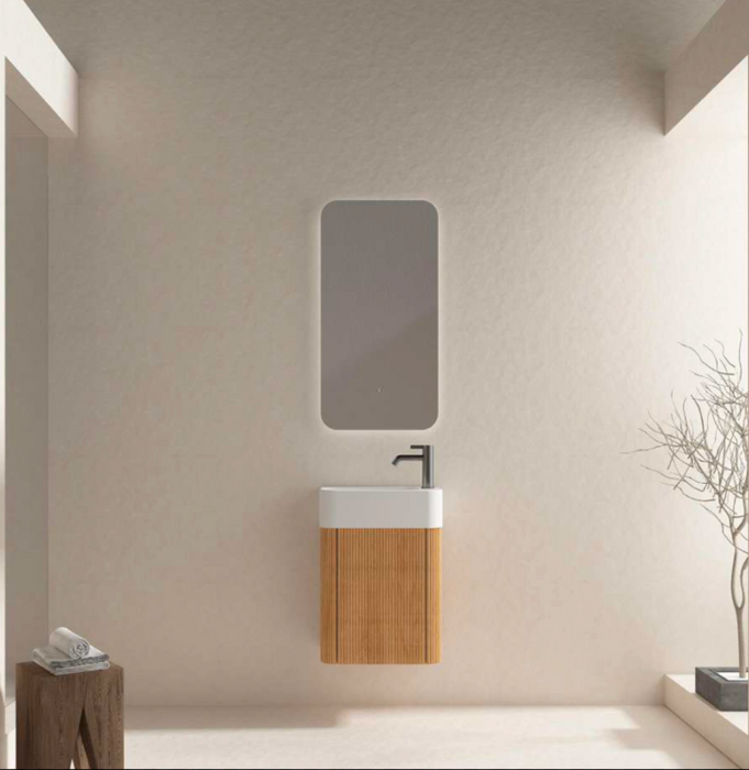 Mimi Portofino Space Saver Vanity Oak Right