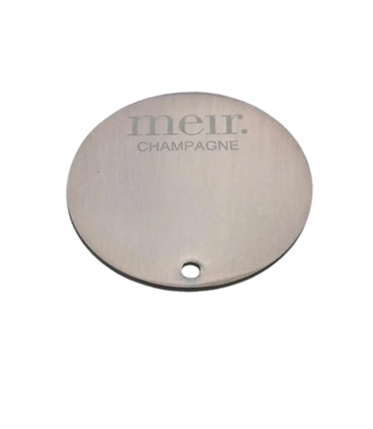 Meir Round Colour Sample Disc Champagne