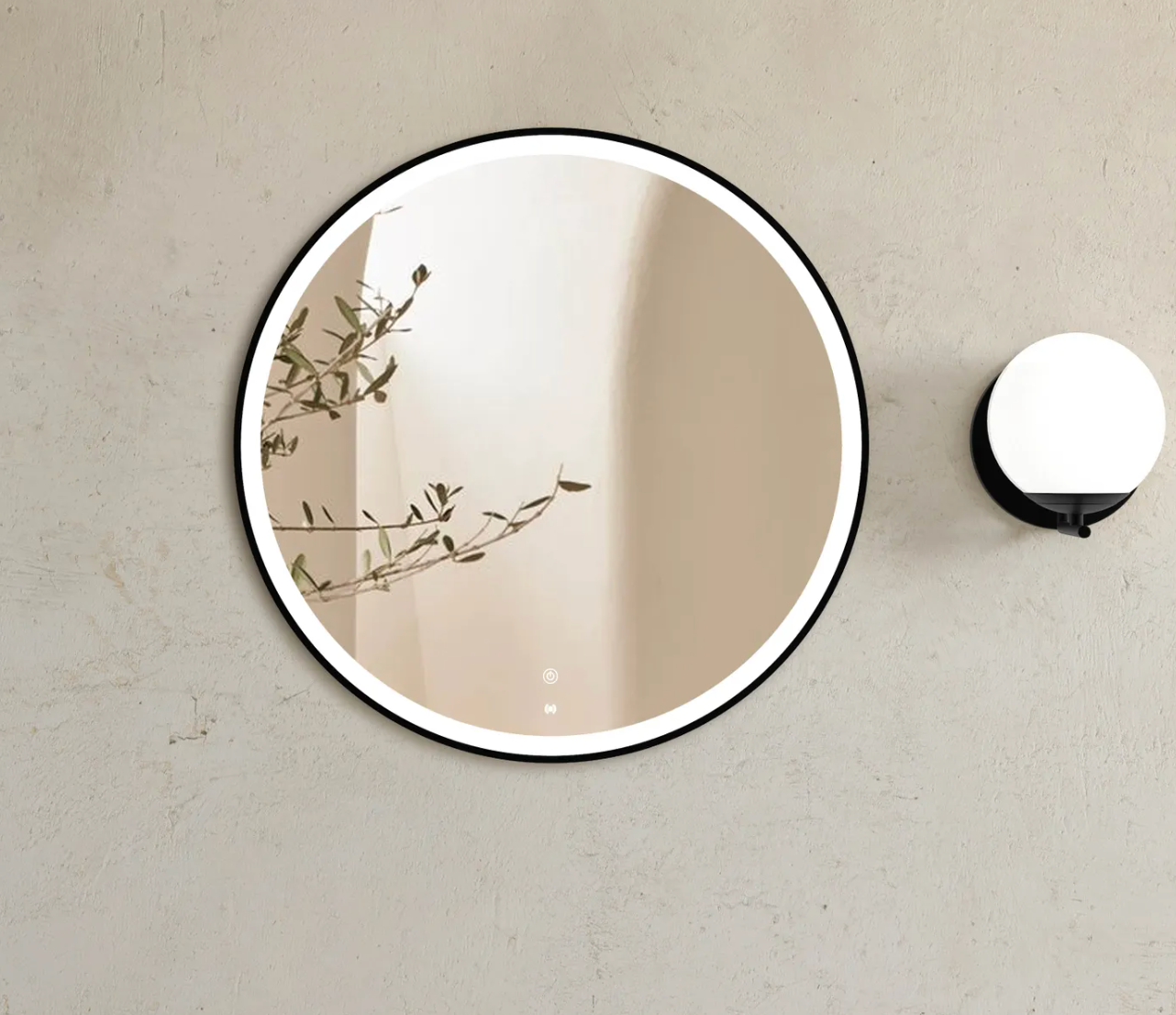 Otti Bondi Led Round Mirror 800
