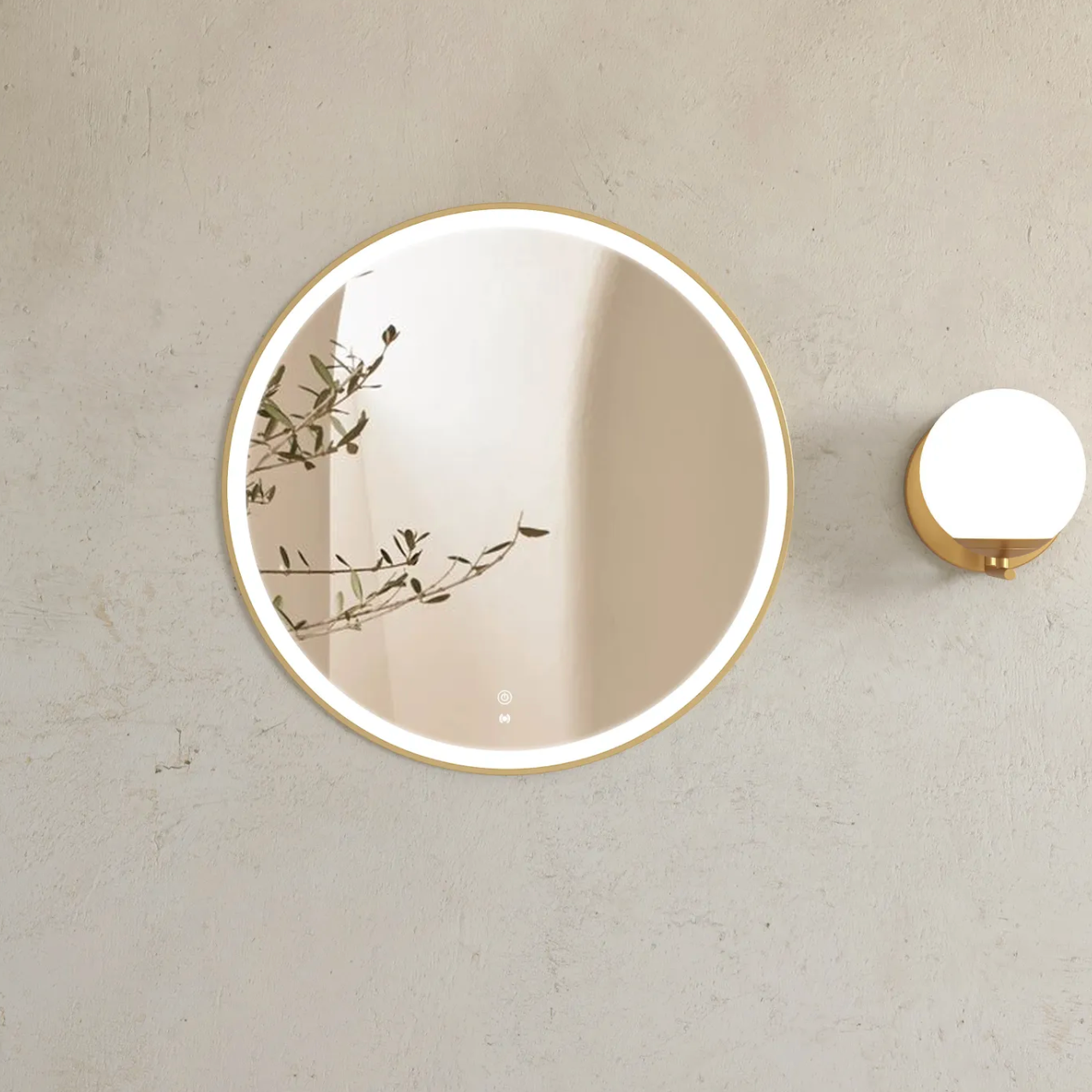 Otti Bondi Led Round Mirror 800
