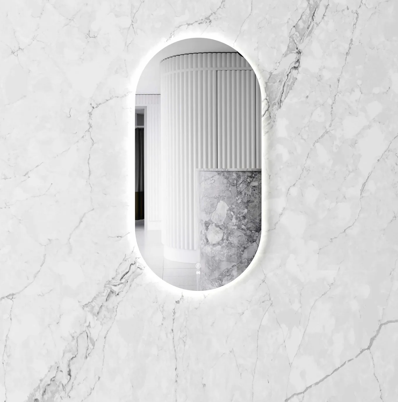 Otti Noosa Led Oval Mirror