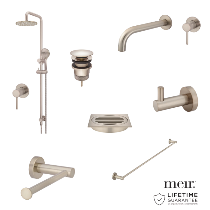 Meir Champagne Pin Tapware Package