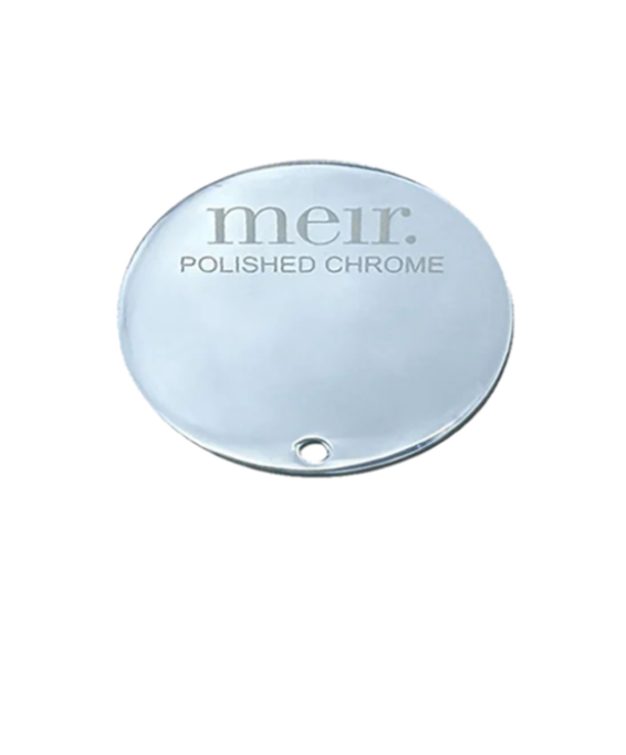 Meir Round Colour Sample Disc Chrome