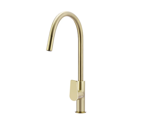 Meir Round Paddle Piccola Pull Out Kitchen Mixer - Tiger Bronze
