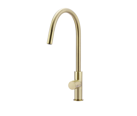 Meir Round Pinless Piccola Pull Out Kitchen Mixer Tap - Tiger Bronze