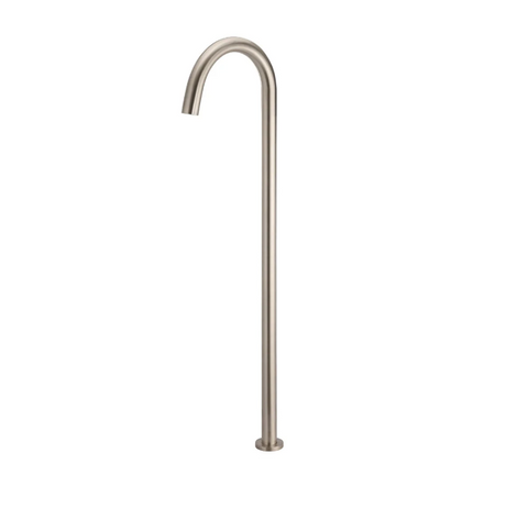Meir Round Freestanding Bath Spout - Champagne