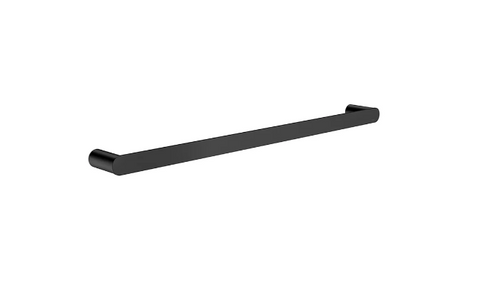 Meir Curvae Single Towel Rail 600mm Matte Black
