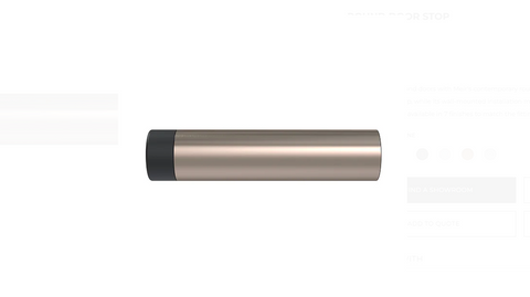 Meir Round Door Stop - Champagne