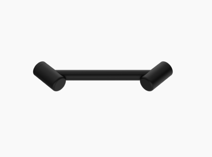 Nero Mecca Care 25mm Footrest Corner Grab Rail 215mm Matte Black