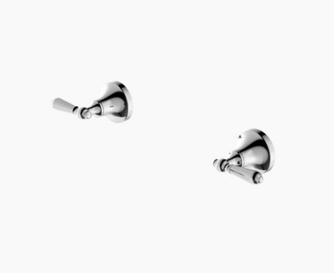 NERO YORK WALL TOP ASSEMBLIES WITH METAL LEVER