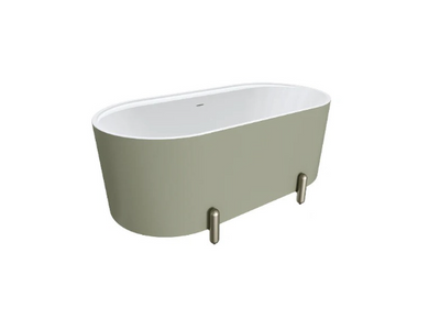 Aluca Freestanding with Legs, 1500mm Olive