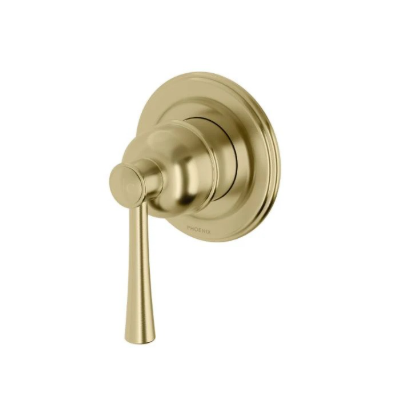 Cromford SwitchMix Shower / Wall Mixer Fit-Off Kit Brushed Gold