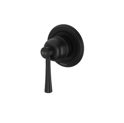 Cromford SwitchMix Shower / Wall Mixer Fit-Off Kit Matte Black