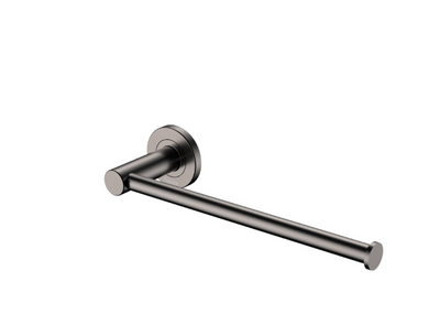 Fienza Kaya Hand Towel Rail / Toilet Roll Holder, Gun Metal