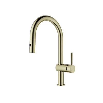 Mimi Cove Pull Out Kitchen Mixer Brushed Brass