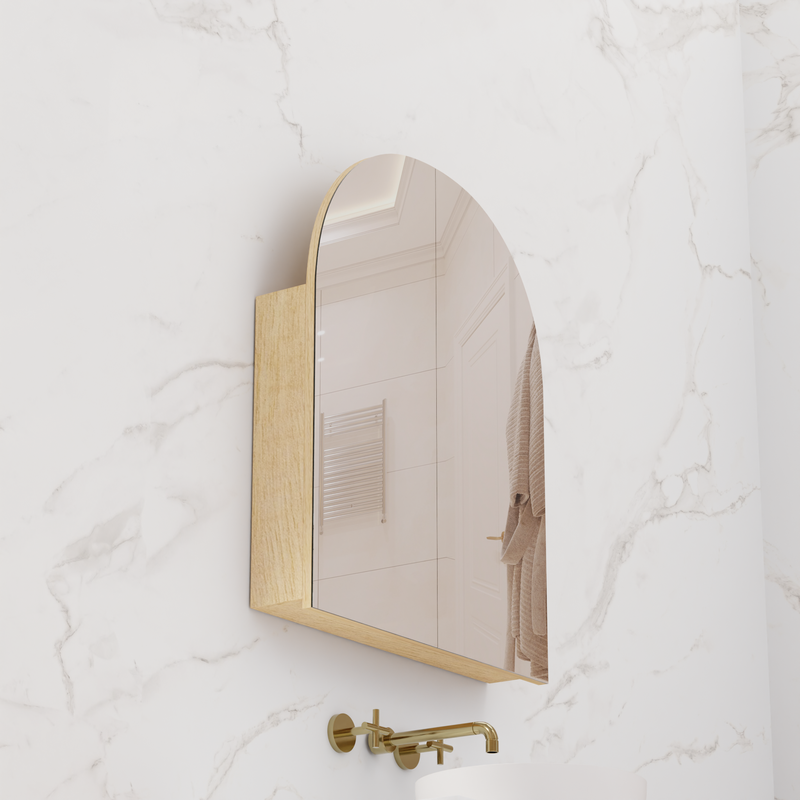 Fifth Avenue Arka Shaving Cabinet- Light Oak