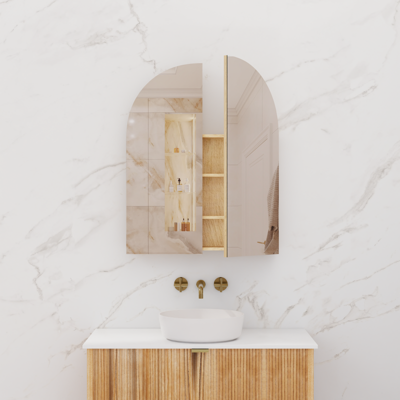 Fifth Avenue Arka Shaving Cabinet- Light Oak