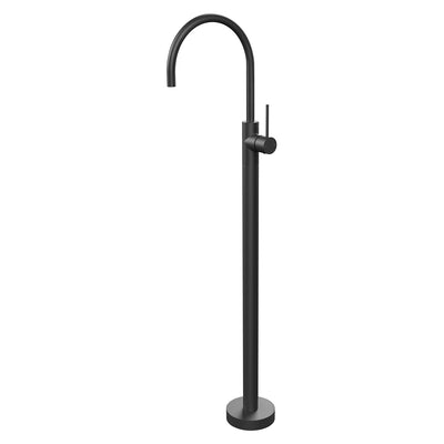 Phoenix Vivid Slimline Floor Mounted Bath Mixer Matte Black
