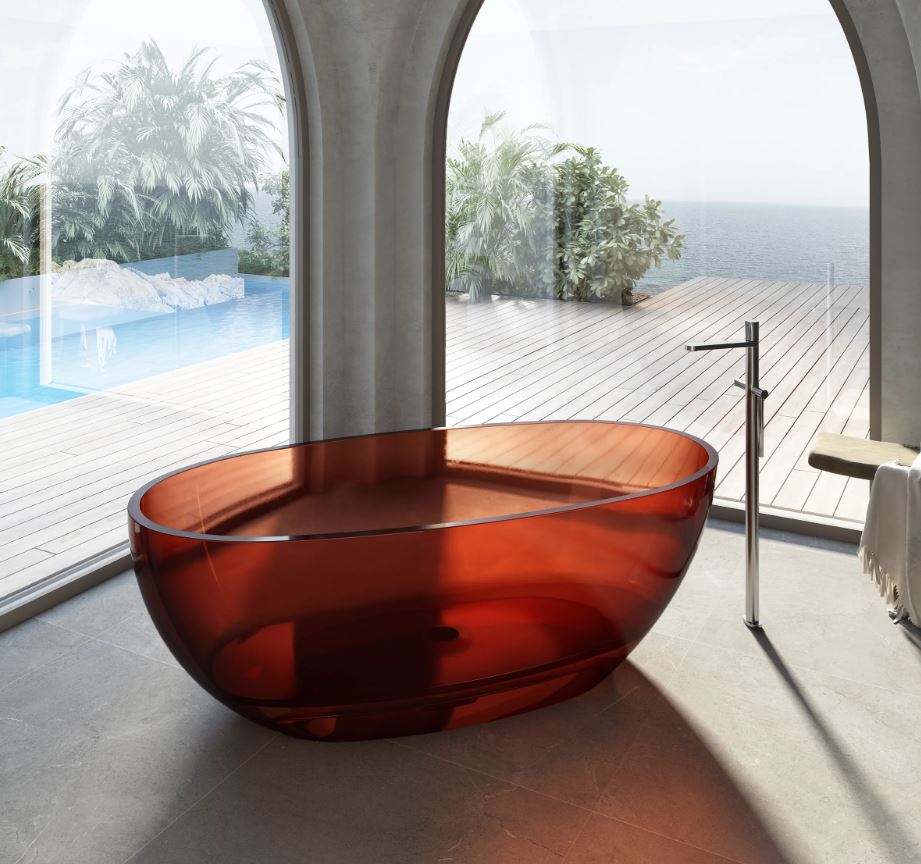 Wow Translucency Resin Stone Bath 1700mm