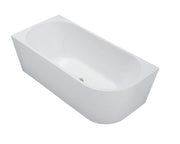 Cassa Designs Auris Corner Back to Wall Bathtub