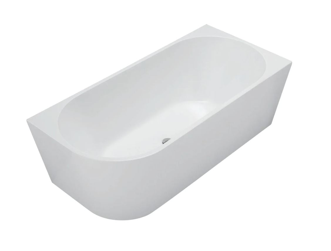 Cassa Designs Auris Corner Back to Wall Bathtub