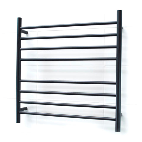 Radiant 240V Heated Round Ladder 750 x 750 Matt Black