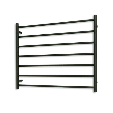 Radiant 240V Heated Round Ladder 900 x 750 Matt Black