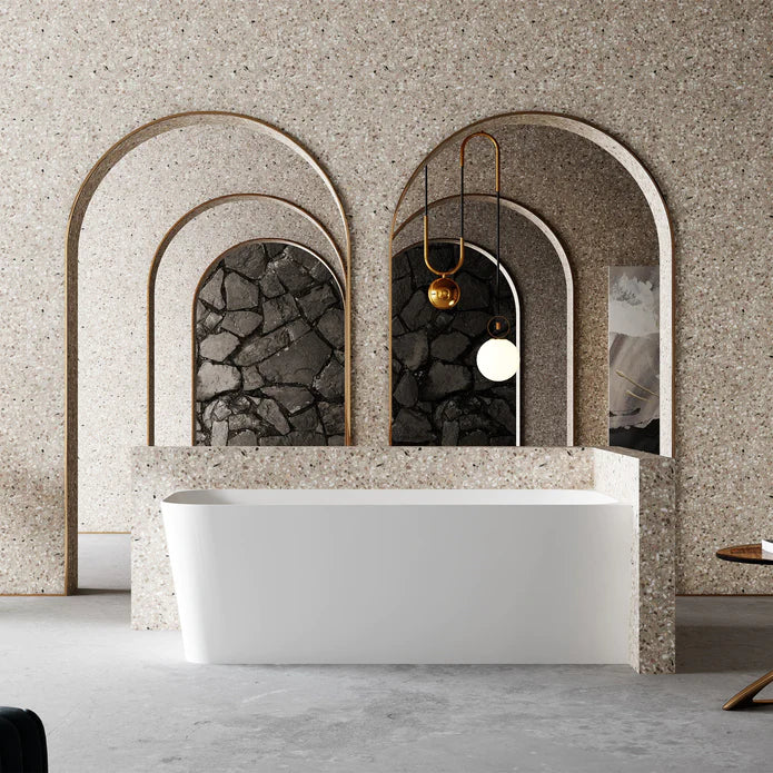 Cassa Designs Ashton Corner Back To Wall Bath
