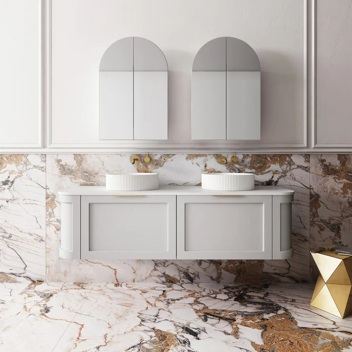 Westminster Wall Hung Pure Grey Vanity