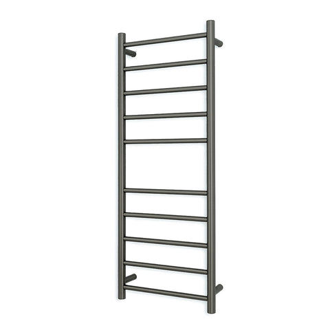 Radiant 240V Heated Round Ladder 430 x 1100 Gun Metal Grey