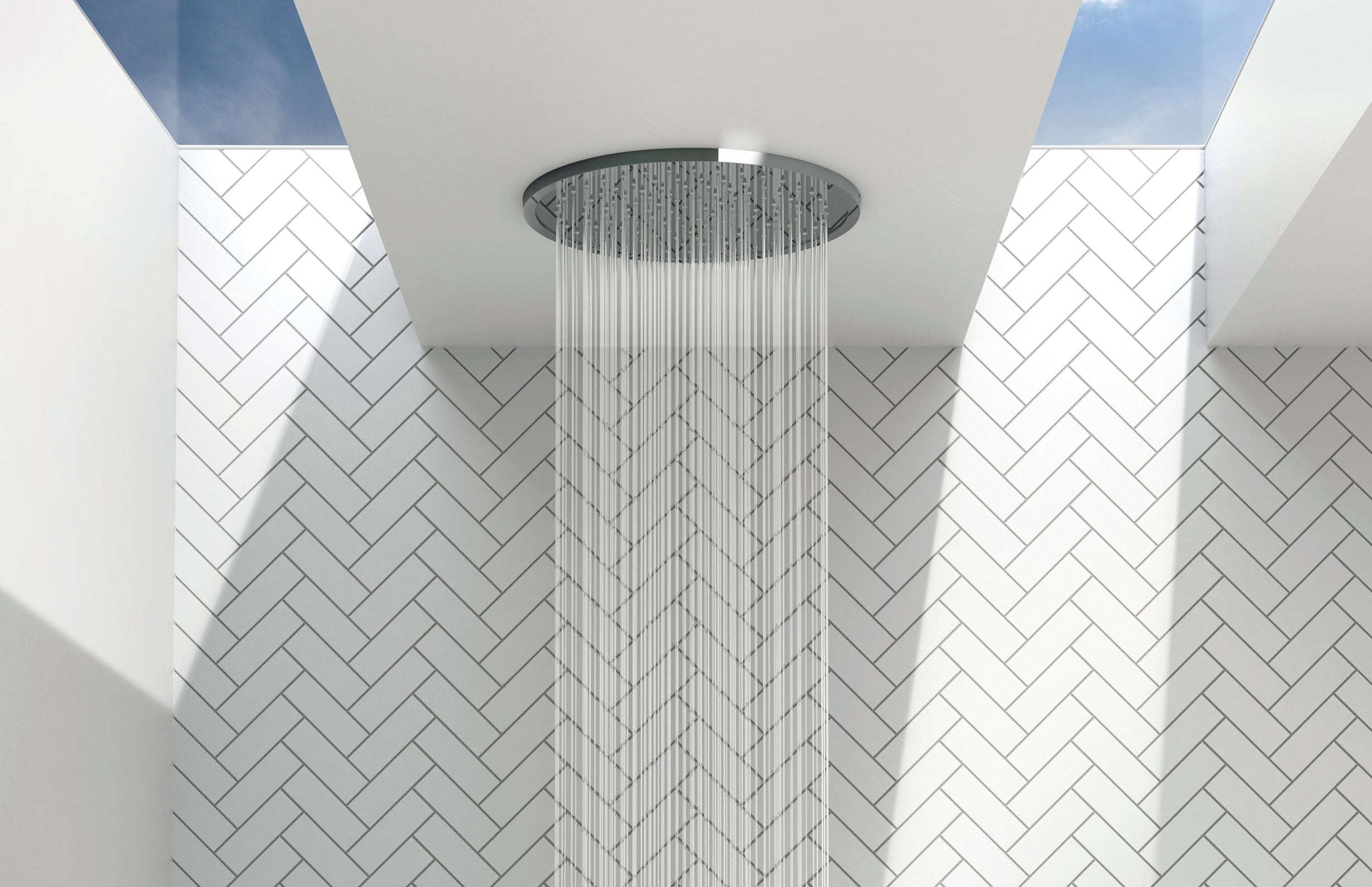 Vivid Slimline Rail Shower