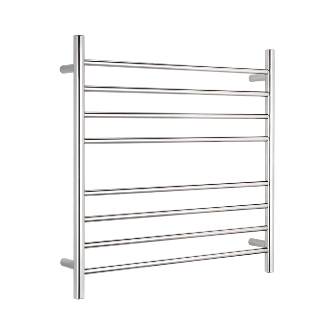 Radiant 240V Heated Round Ladder 750 x 750 Mirror Polished