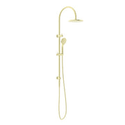 Mecca Twin Shower with Air Shower Brushed Gold - Designer Bathware