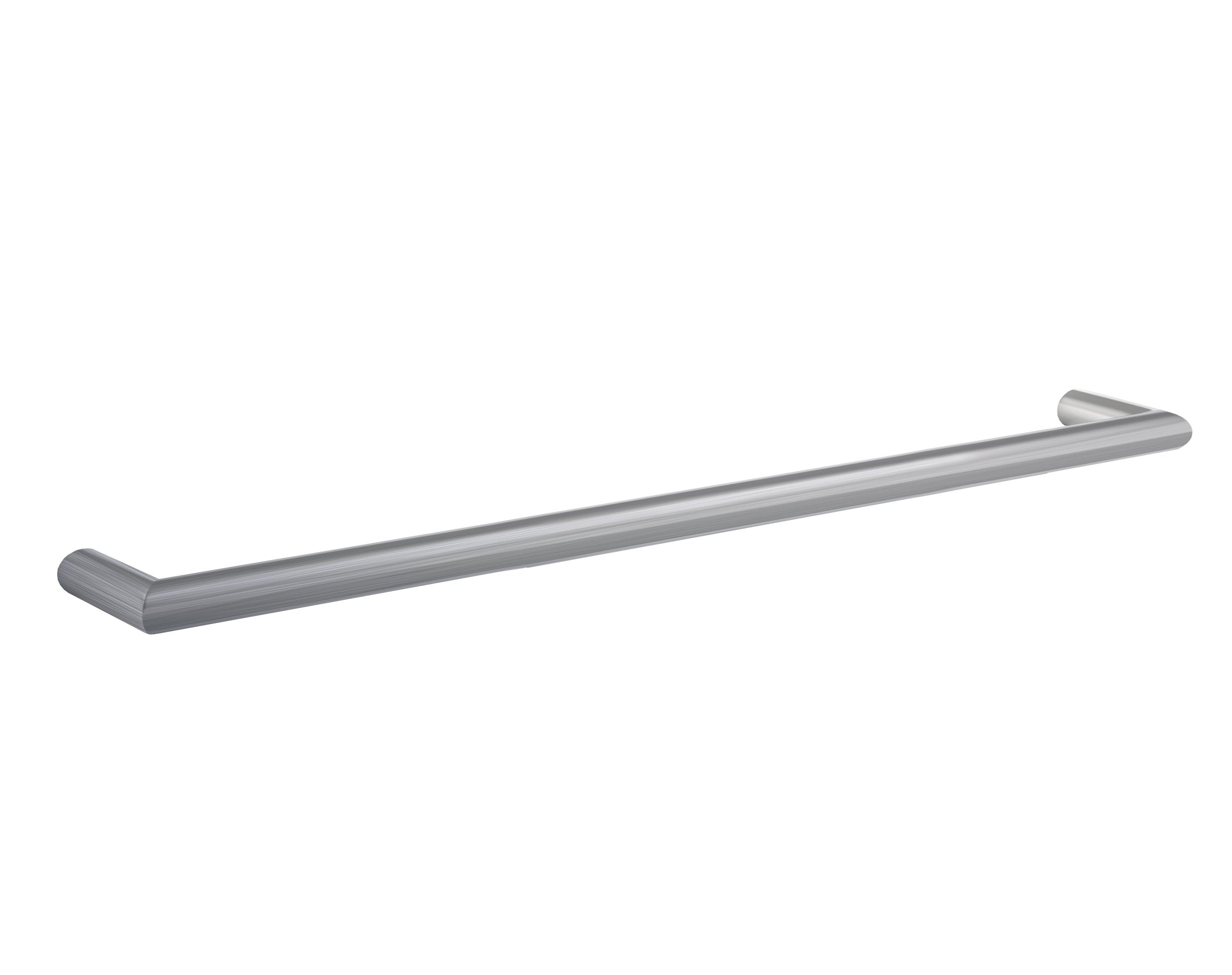 Thermogroup Round Heated Single Bar Rail Brushed Stainless Steel